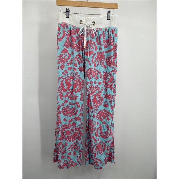 Lilly Pulitzer Pants - Lilly Pulitzer 100%  Linen The Beach Pant  “Don’t Be Shellfish" Size Small